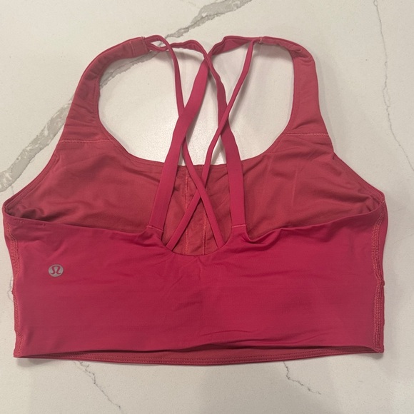 lululemon athletica Pink Energy Longline Sports Bra - Evolve - Picture 2 of 5